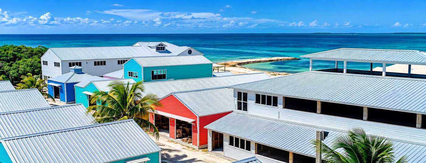 Isabella Caye taking shape — construction of the resort
