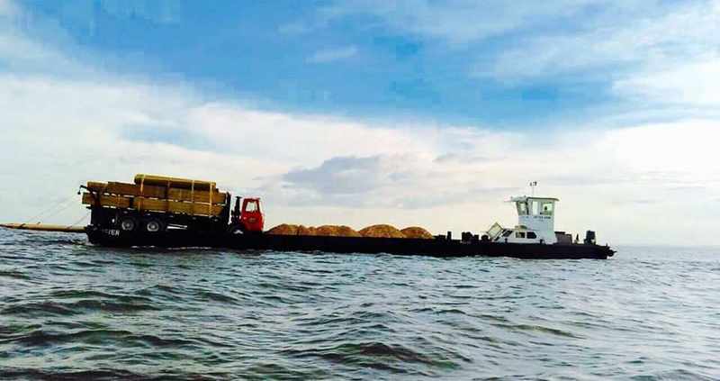Barge After Barge