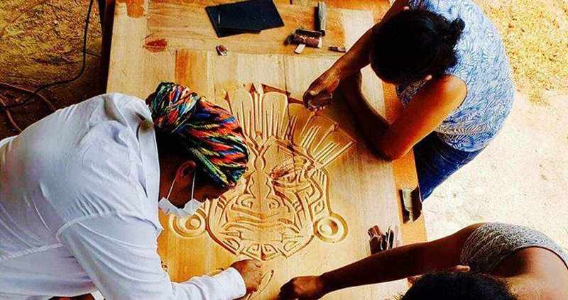 Carving Barn Doors