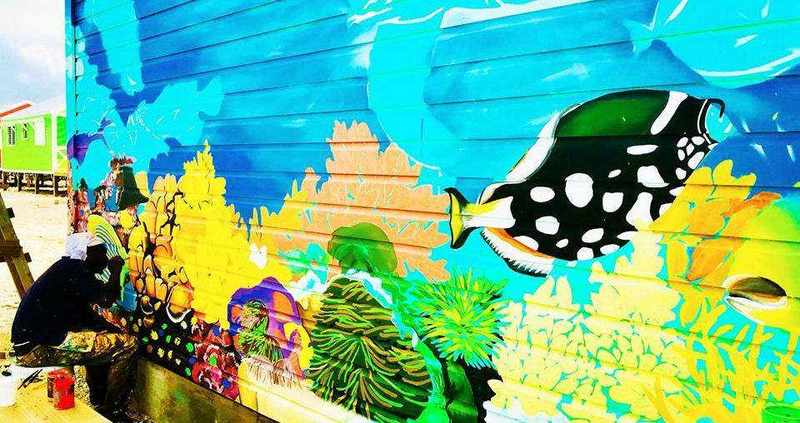 Mural Progress