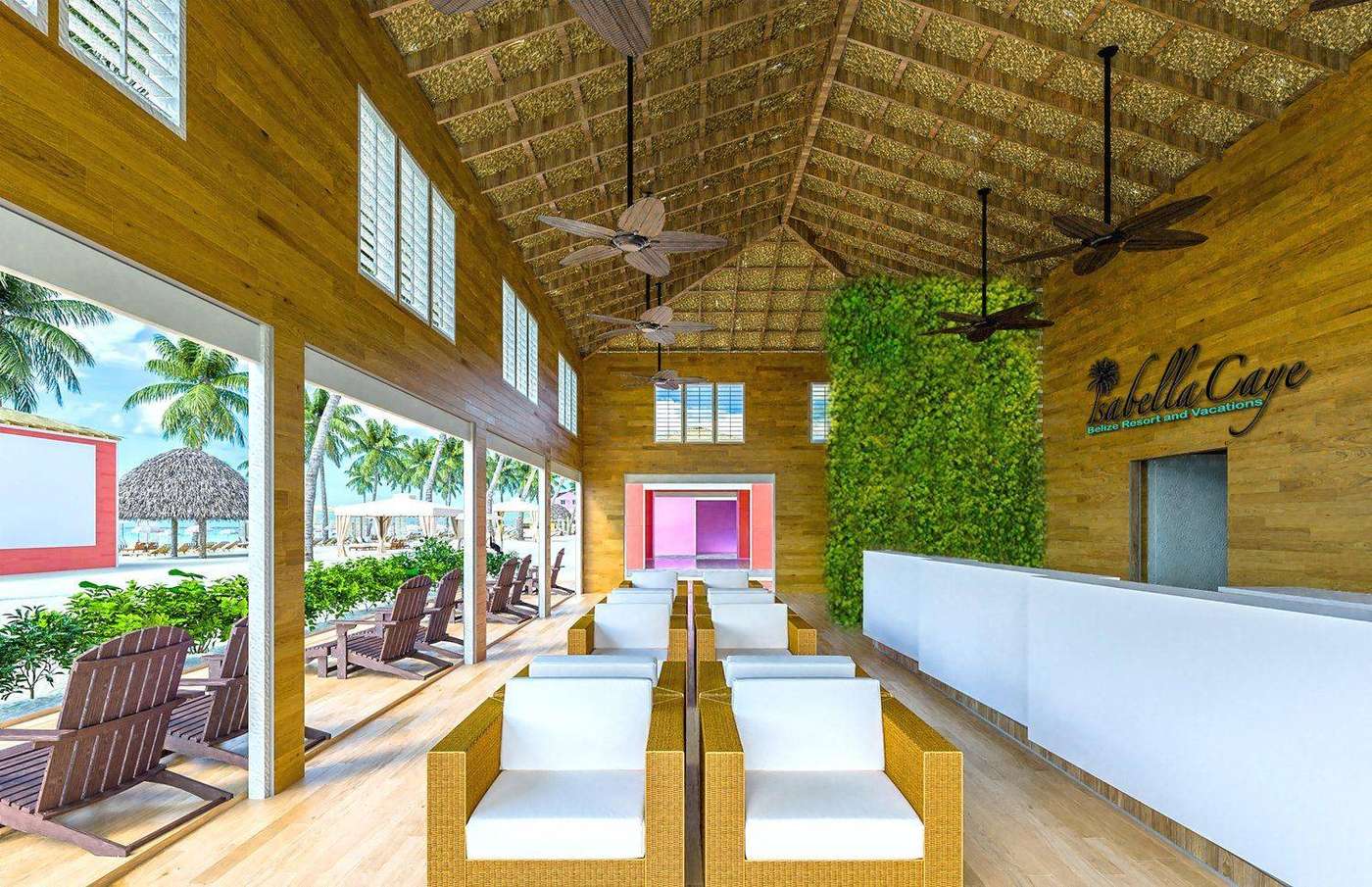 Check-in rendering — welcome to Isabella Caye